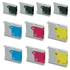 KIT 10 CARTUCCE COMPATIBILI BROTHER LC970/LC1000SERIE (4BK+2C+2M