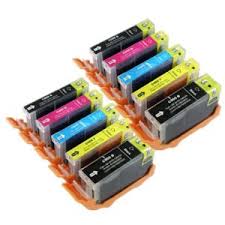 KIT 10 CARTUCCE COMPATIBILI CANON 2*5BK + 2*8BK + 2*8C + 2*8M +