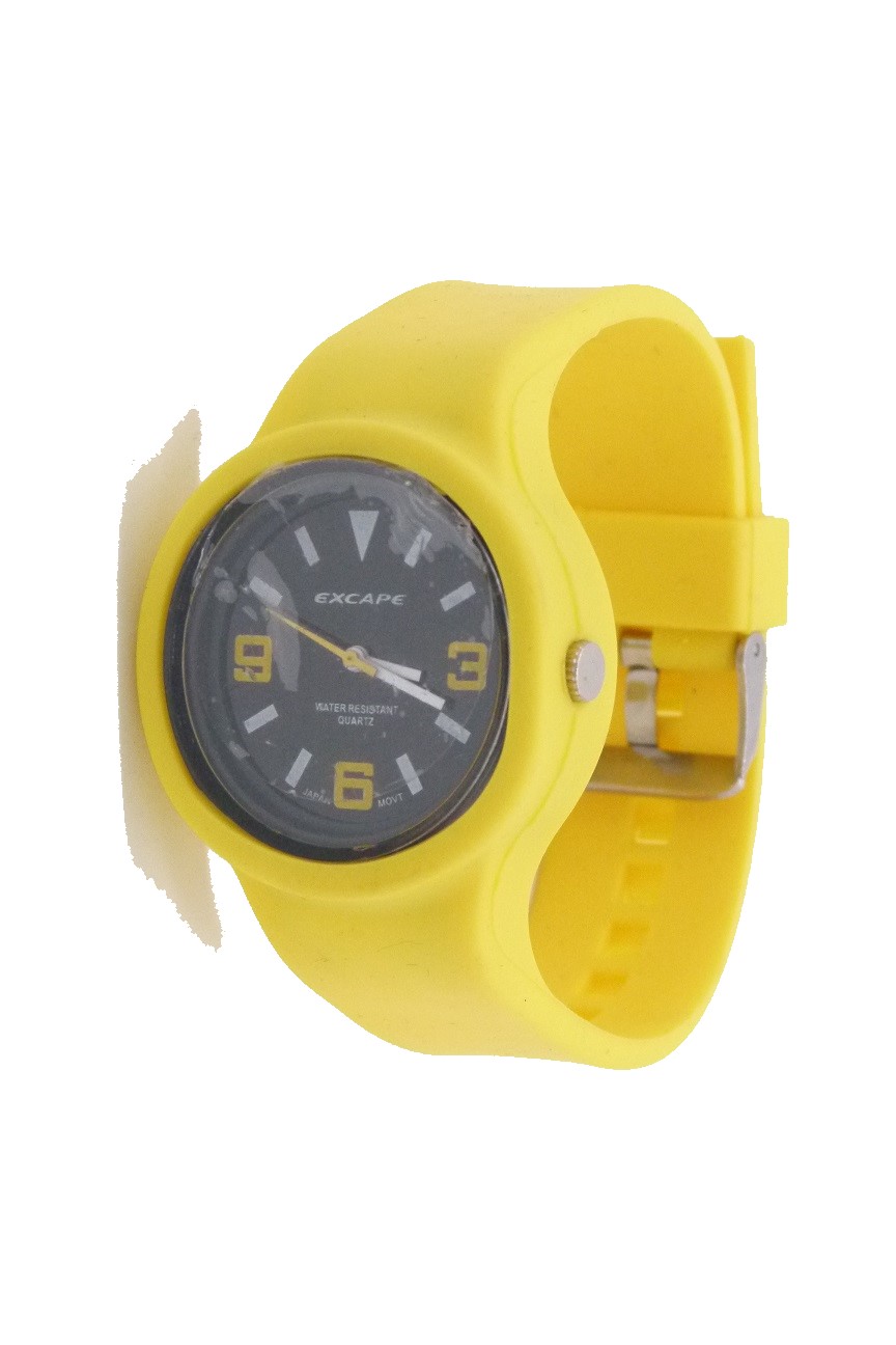 OROLOGIO DA POLSO GOMMATO COLORFUN CF12 GIALLO EXCAPE