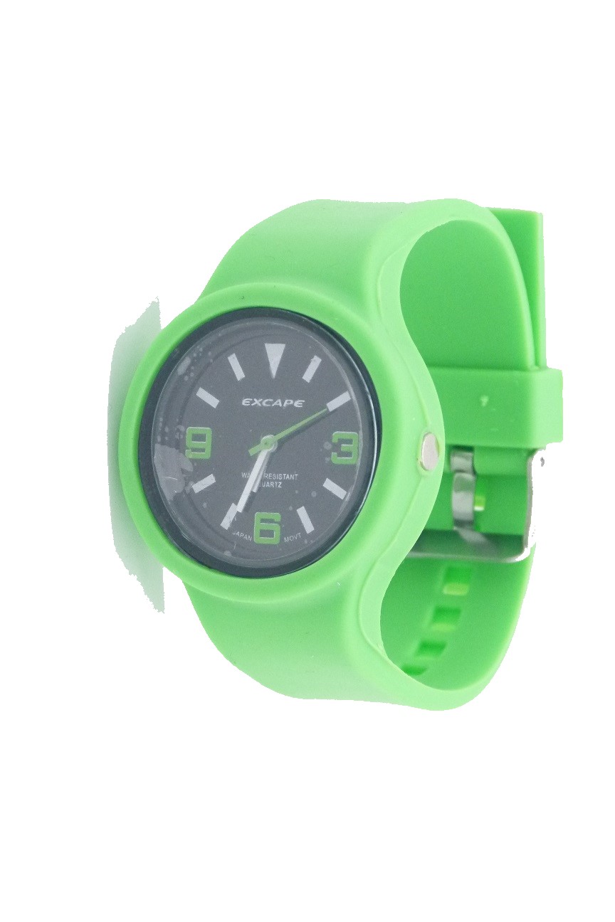 OROLOGIO DA POLSO GOMMATO COLORFUN CF12 VERDE EXCAPE