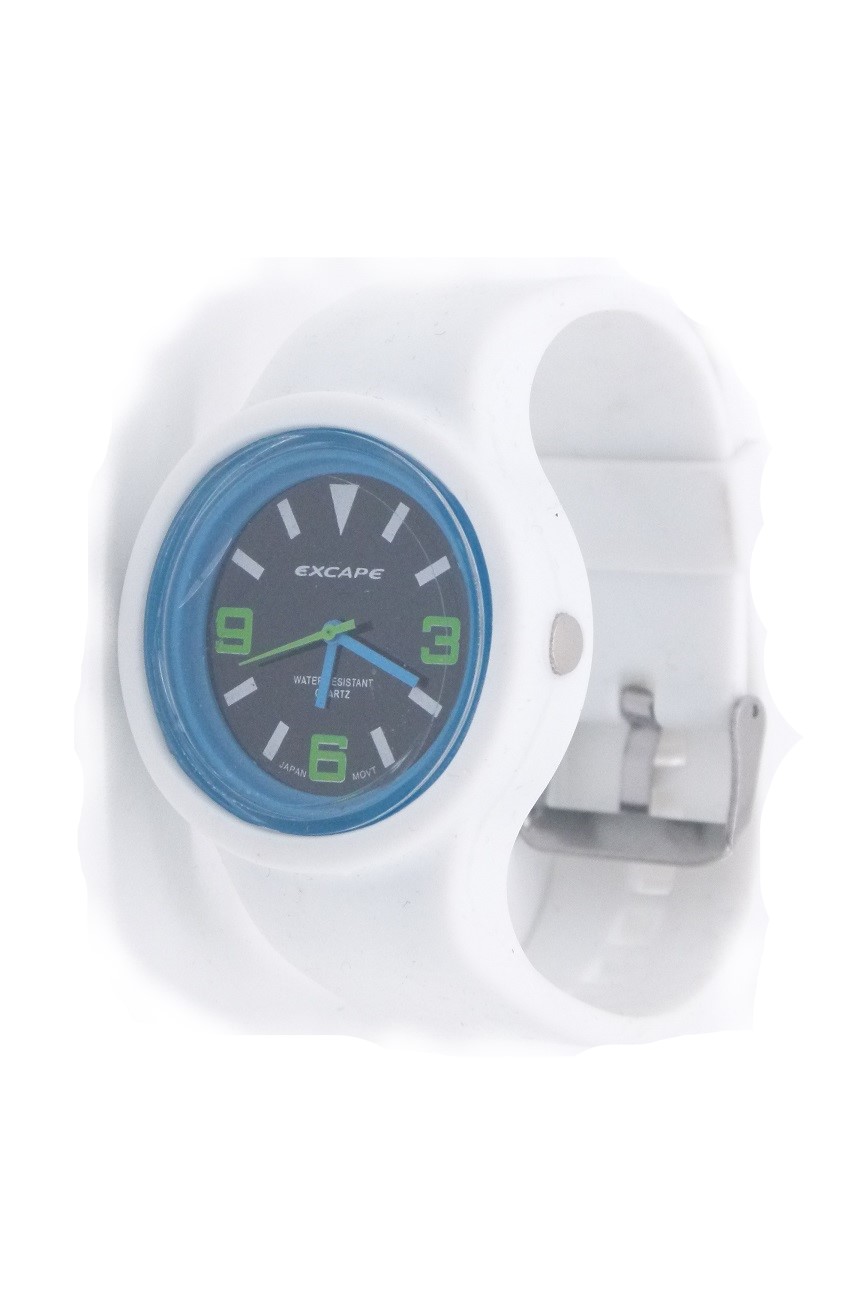 OROLOGIO DA POLSO GOMMATO COLORFUN CF12 BIANCO EXCAPE
