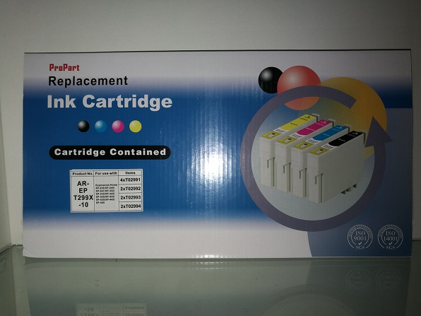KIT 10 CARTUCCE COMP. EPSON T2991-T2992-T2993-T2994 (4BK+6COL)