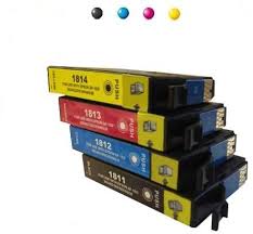 KIT 4 CARTUCCE COMPATIBILI EPSON T1811 - T1812 - T1813 - T1814 -