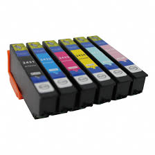 KIT 6 CARTUCCE COMPATIBILI EPSON T2431-T2432-T2433-T2434-T2435-T