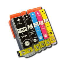 KIT 5 CARTUCCE COMPATIBILI EPSON T2621 - T2631 -T2632 - T2633 -