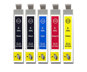 KIT 5 CARTUCCE COMP. EPSON T29XL 2X T2991 + T2992 + T2993 + T299