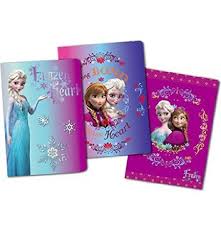 10 QUADERNI MAXI A4 QUADRI 10mm FROZEN