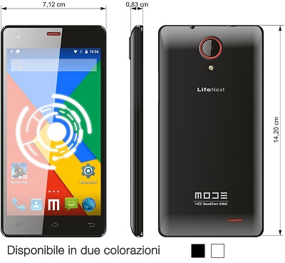 MODE LIFE NEXT SMARTPHONE ANDROID 5.1 LOLLIPOP DUAL SIM 4G LTE N