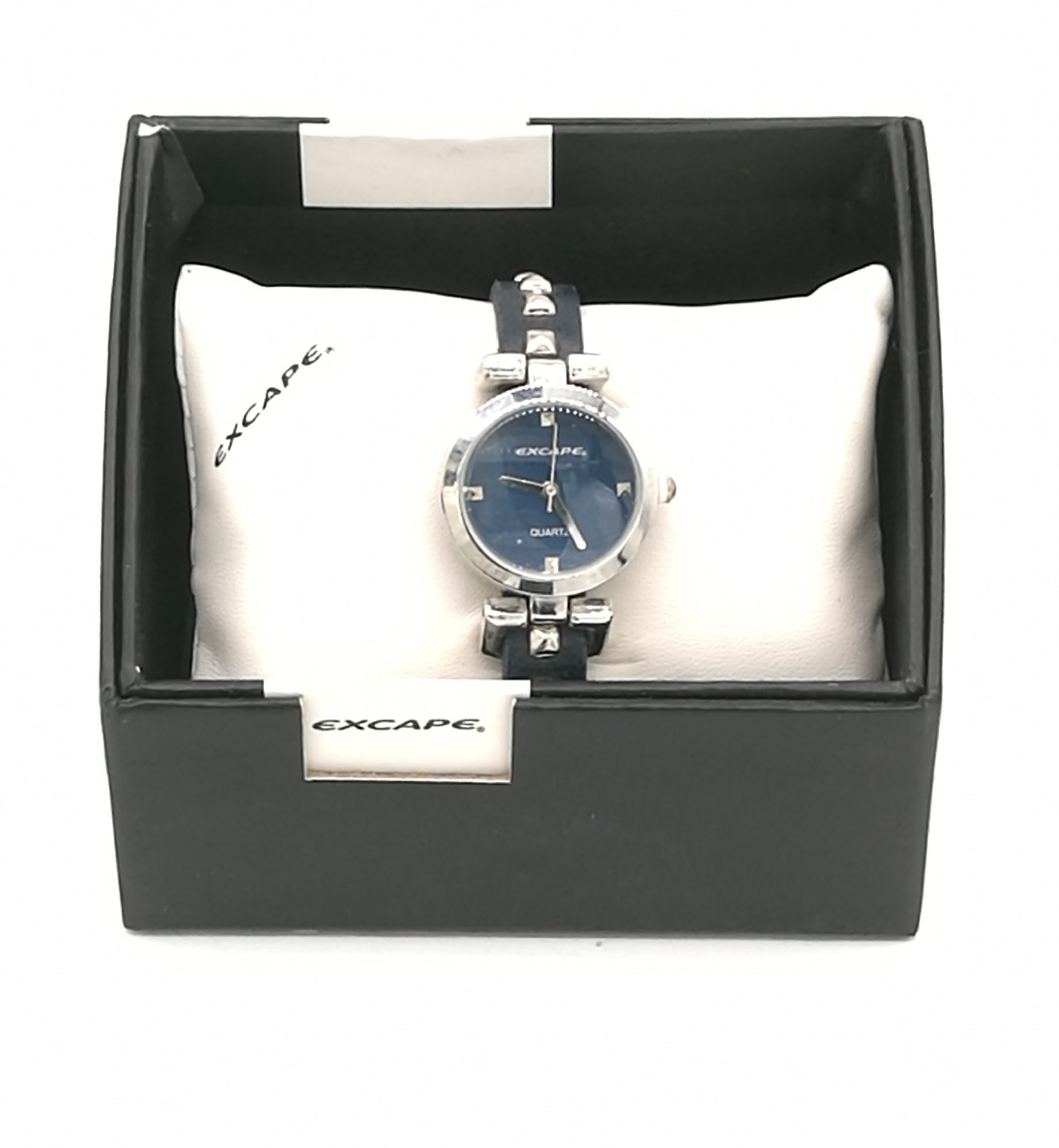 OROLOGIO DA POLSO DONNA CUOIO 1 GIRO SILVER/BLU EXCAPE