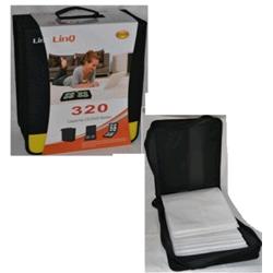 BORSA P/CD 320 POSTI STOFFA NERA